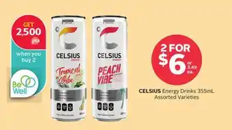 Rexall CELSIUS Energy Drinks offer