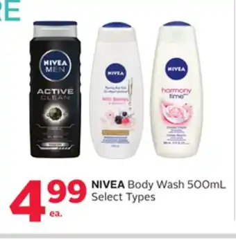 Rexall NIVEA Body Wash offer