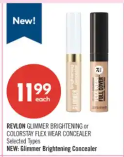 Shoppers Drug Mart REVLON GLIMMER BRIGHTENING or COLORSTAY FLEX WEAR CONCEALER offer