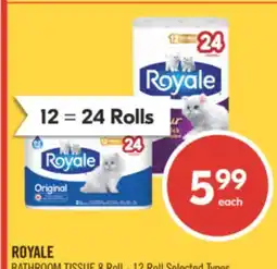 Shoppers Drug Mart ROYALE BATHROOM TISSUE offer