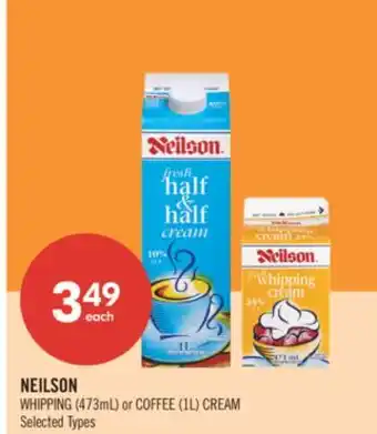 Shoppers Drug Mart NEILSON WHIPPING (473mL) or COFFEE (1L) CREAM offer