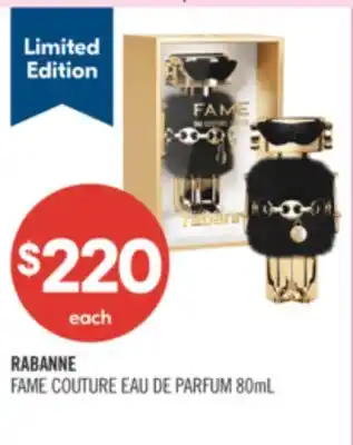 Shoppers Drug Mart RABANNE FAME COUTURE EAU DE PARFUM offer