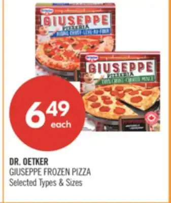 Shoppers Drug Mart GIUSEPPE FROZEN PIZZA offer