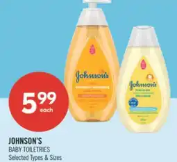 Shoppers Drug Mart JOHNSON'S BABY TOILETRIES offer