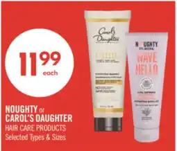 Shoppers Drug Mart NAUGHTY or CAROL'S DAUGHTER HAIR CARE PRODUCTS offer