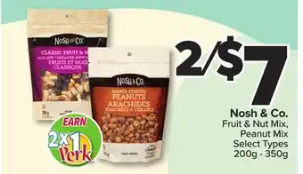 PharmaChoice Nosh & Co. Fruit & Nut Mix, Peanut Mix offer