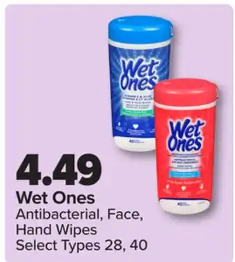 PharmaChoice Wet Ones Antibacterial, Face, Hand Wipes offer