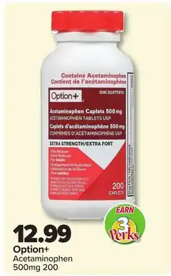 PharmaChoice Option+ Acetaminophen 500mg 200 offer