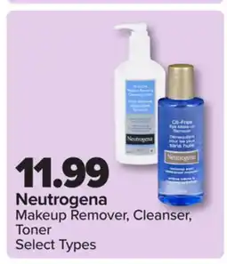 PharmaChoice Neutrogena Makeup Remover, Cleanser, Toner offer