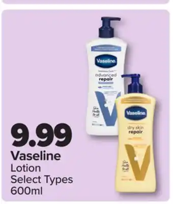 PharmaChoice Vaseline Lotion offer