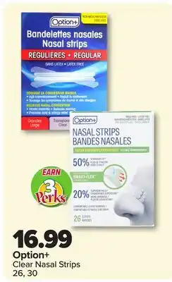 PharmaChoice Option+ Clear Nasal Strips offer