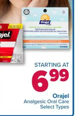 PharmaChoice Orajel Analgesic Oral Care offer