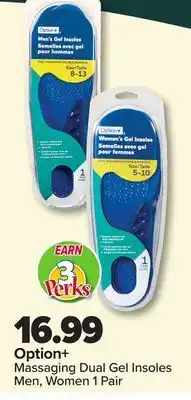 PharmaChoice Option+ Massaging Dual Gel Insoles offer