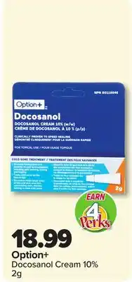 PharmaChoice Option+ Docosanol Cream 10% offer