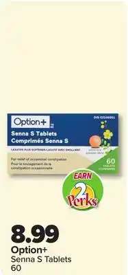 PharmaChoice Option+ Senna S Tablets offer