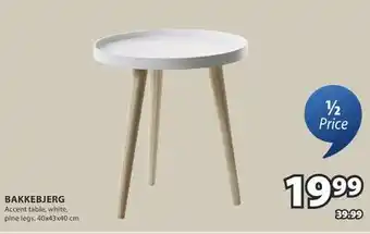 JYSK BAKKEBJERG Accent table offer