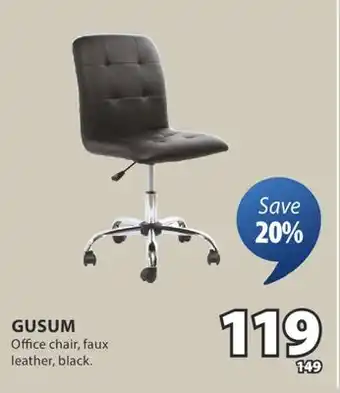 JYSK Gusum Office chair offer