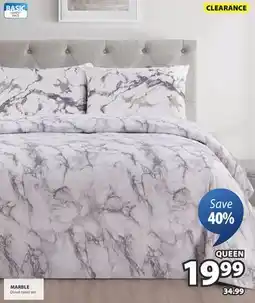 JYSK Marble Duvet cover set offer