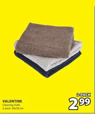 JYSK Valentine Cleaning cloth offer