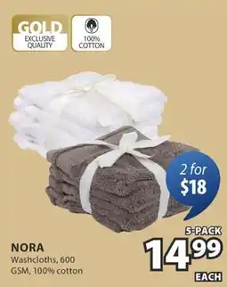 JYSK NORA Washcloths offer