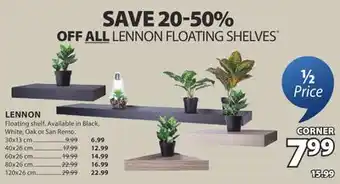 JYSK LENNON Floating shelf offer