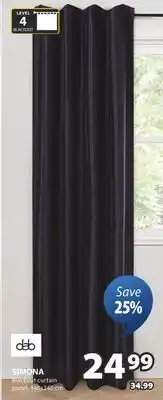 JYSK SIMONA Blackout curtain panel offer