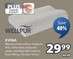 JYSK KVINA Memory foam pillow offer