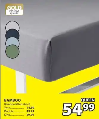 JYSK Bamboo fitted sheet offer