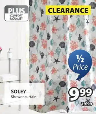 JYSK SOLEY Shower curtain offer