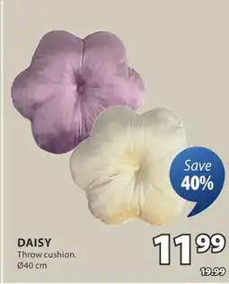 JYSK DAISY Throw cushion offer