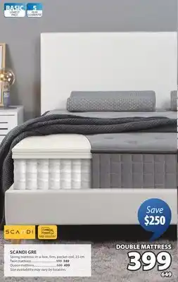 JYSK SCANDI GRE Spring Mattress in-a-box, Firm offer