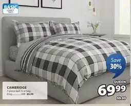 JYSK CAMBRIDGE 7-piece bed-in-a-bag offer