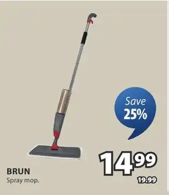 JYSK Brun Spray mop offer