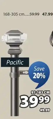 JYSK Pacific Curtain Rods offer