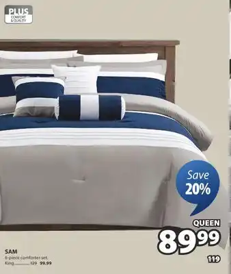 JYSK SAM 6-piece comforter set offer