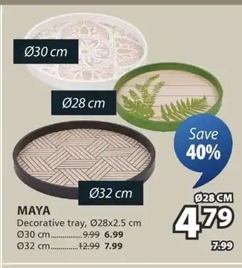 JYSK MAYA Decorative tray offer