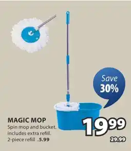 JYSK MAGIC MOP Spin mop and bucket offer