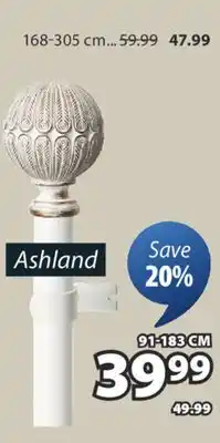 JYSK Ashland Curtain Rods offer