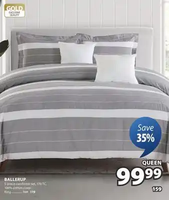 JYSK BALLERUP 5-piece comforter set offer