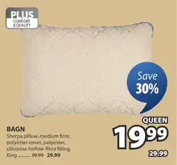 JYSK BAGN Sherpa pillow offer