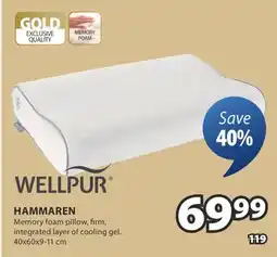 JYSK HAMMAREN Memory Foam Pillow offer