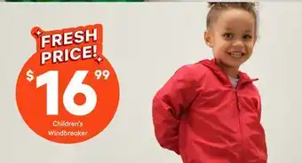 Joe Fresh Children's Windbreaker offer