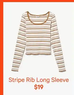 Joe Fresh Stripe Rib Long Sleeve offer