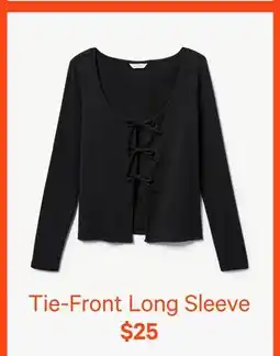 Joe Fresh Tie-Front Long Sleeve offer