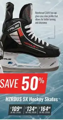 Hockey Life TRUE HZRDUS 5X HOCKEY SKATES offer