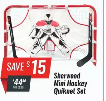 Hockey Life SHERWOOD MINI HOCKEY QUIKNET SET offer