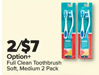 RxHealthMed Option+ Full Clean Toothbrush offer