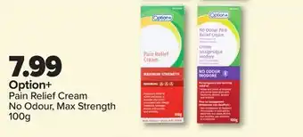 RxHealthMed Option + Pain Relief Cream offer