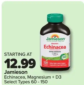 RxHealthMed Jamieson Echinacea, Magnesium + D3 offer