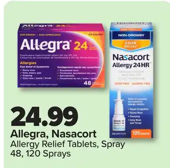 RxHealthMed Allegra, Nasacort Allergy Relief Tablets Spray offer